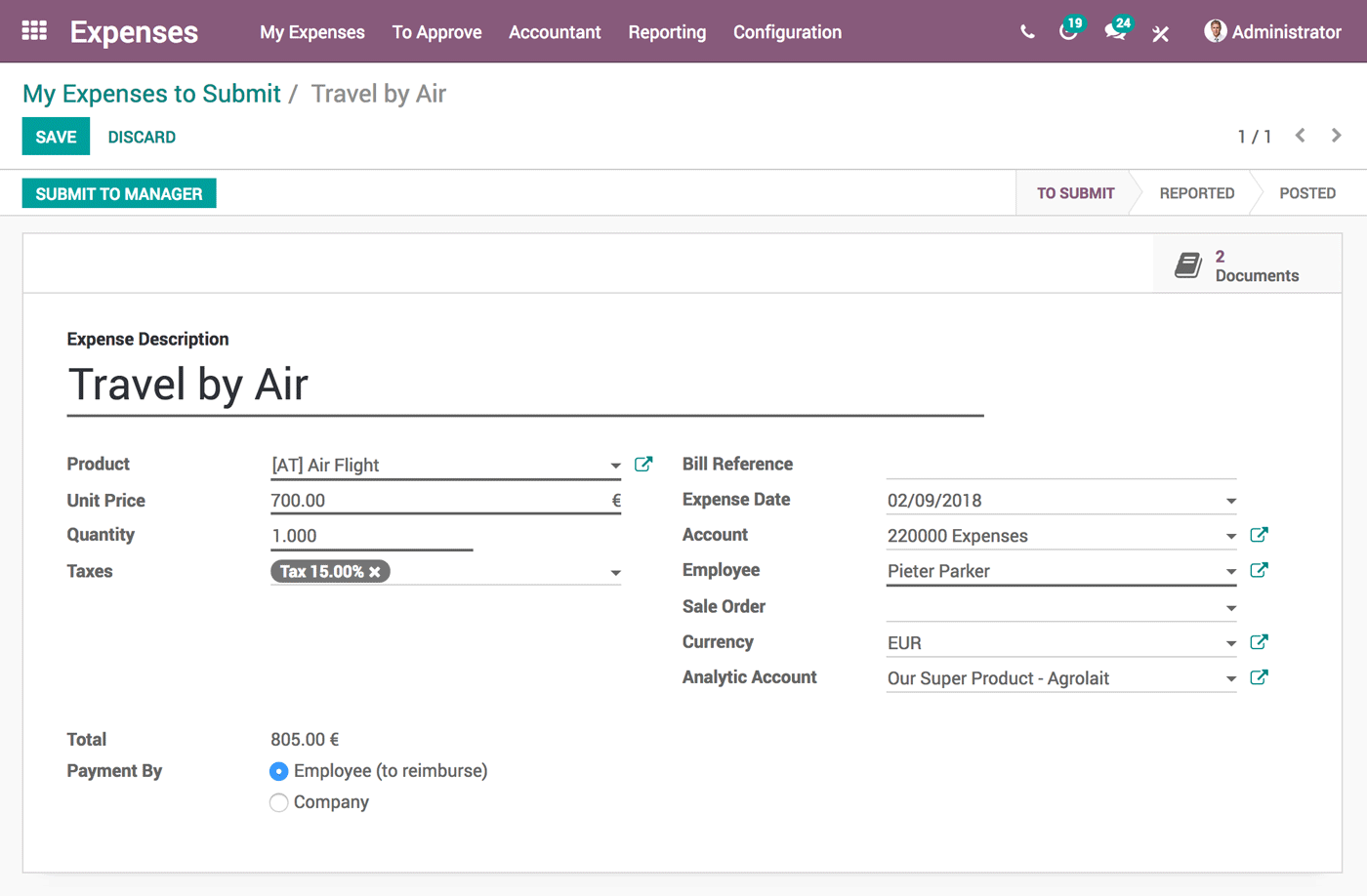 odoo recursos humanos